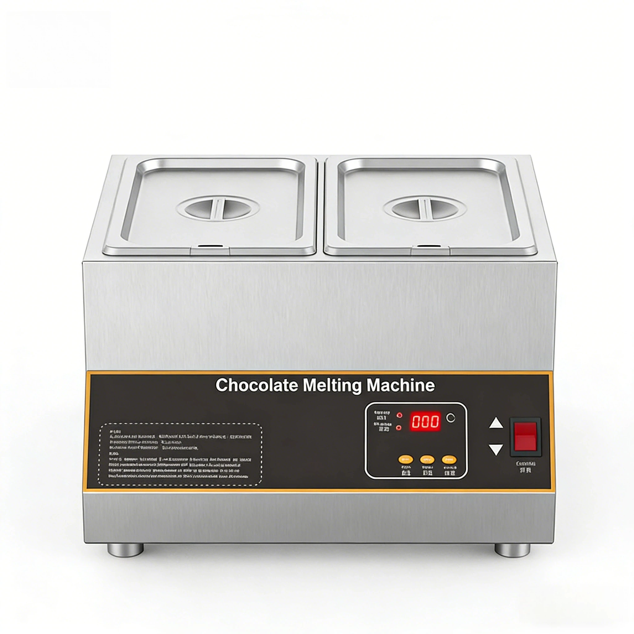 CE Certified Electric Chocolate Melting Machine New Condition Snack Machine with Cheese Butter Heater Pots