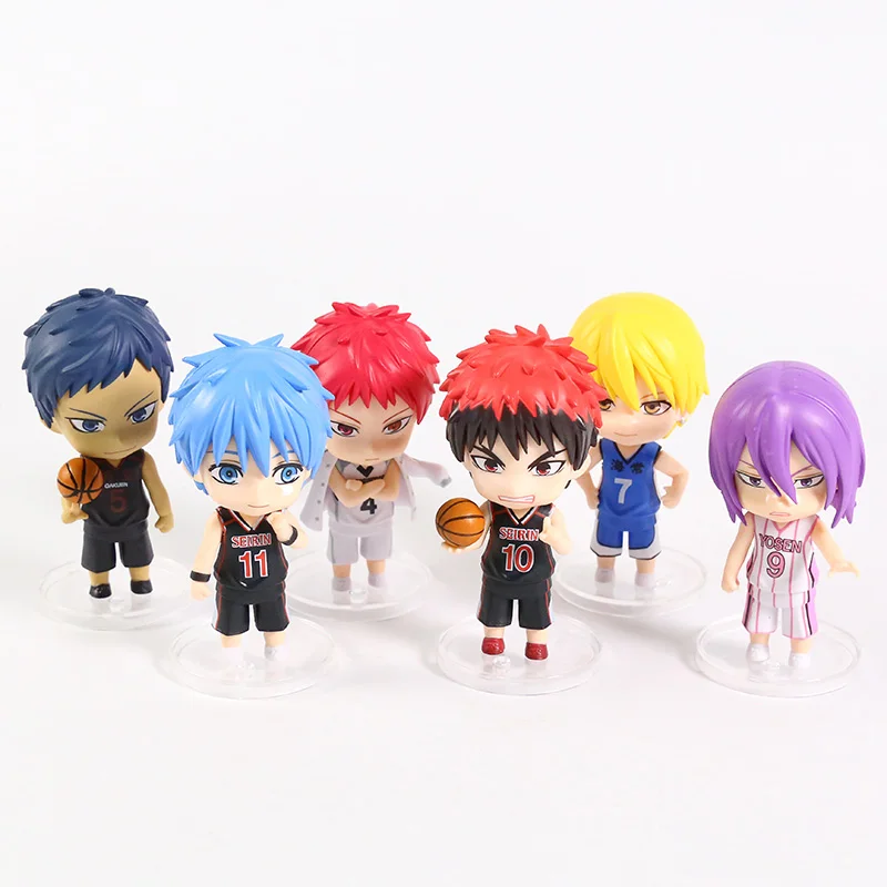 Kuroko's Basketball Kuroko no Basket versión Q muñecas juguetes de figuras de PVC 10cm