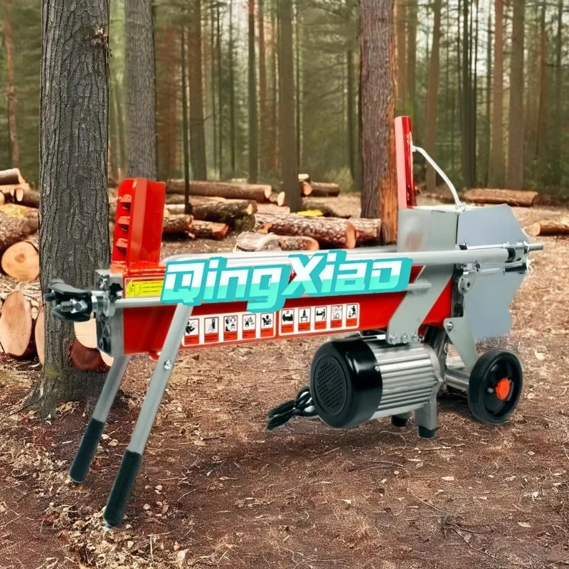 

China Factory 8ton Electric Kinetic Log Splitter Mobile Wood Log Processor Firewood Splitter CE Certified In Stock Heavy Duty