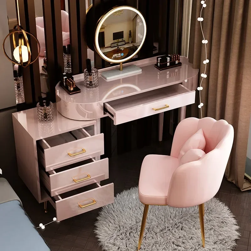 Reception Nordic Dressing Table Room Desk Mirror Vanity Salon Bedroom Dressers Makeup Hotel Furniture