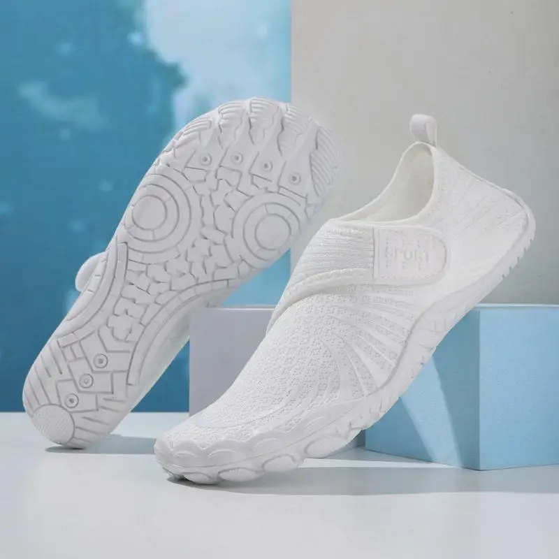 Outdoor Quick-Dry Water Shoes Beach Shoes Parent-Child Model Barefoot Magic Tape Children's Swimming Shoes Anti-Slip Stream T...