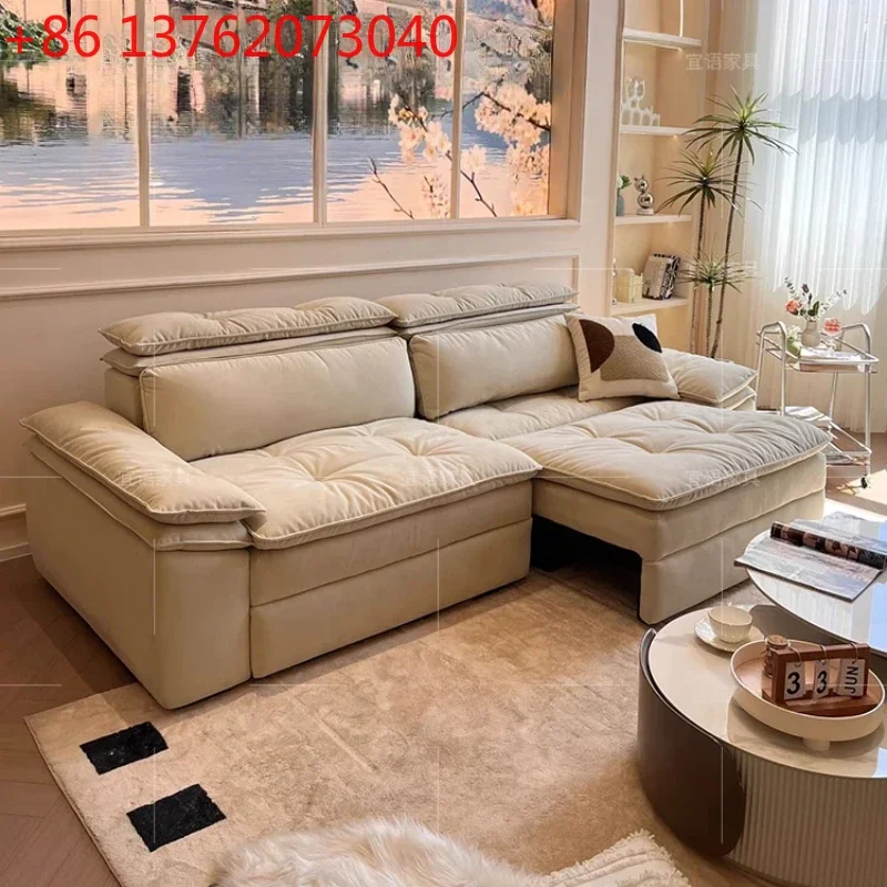 Sofás plegables de diseño moderno, sofá cama de lujo de doble uso, sofá reclinable minimalista, sofá cama Lounge Loveseat Woonkamerbanken, muebles para el hogar