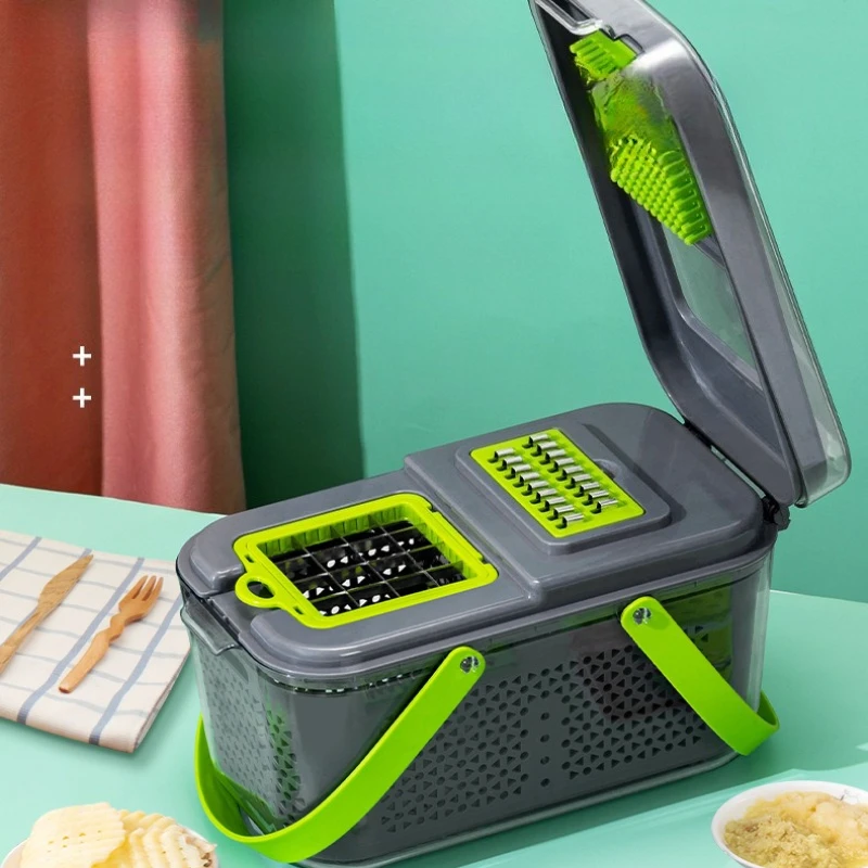 Restaurant Slice Vegetable Slicer Portable Noodle Shop Furniture Vegetable Slicer Commercial Plastic 채소 다듬기 기계 MH40QCJ