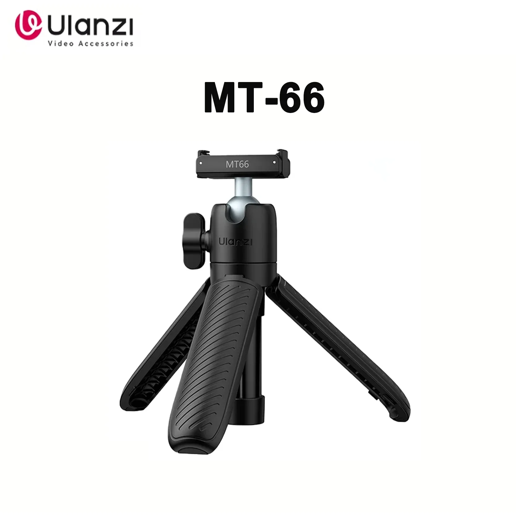 

Original Ulanzi MT66 ClipMate Mini Tripod Selfie Stick 360° Ballhead For DJI Action Cameras Max Load 1kg