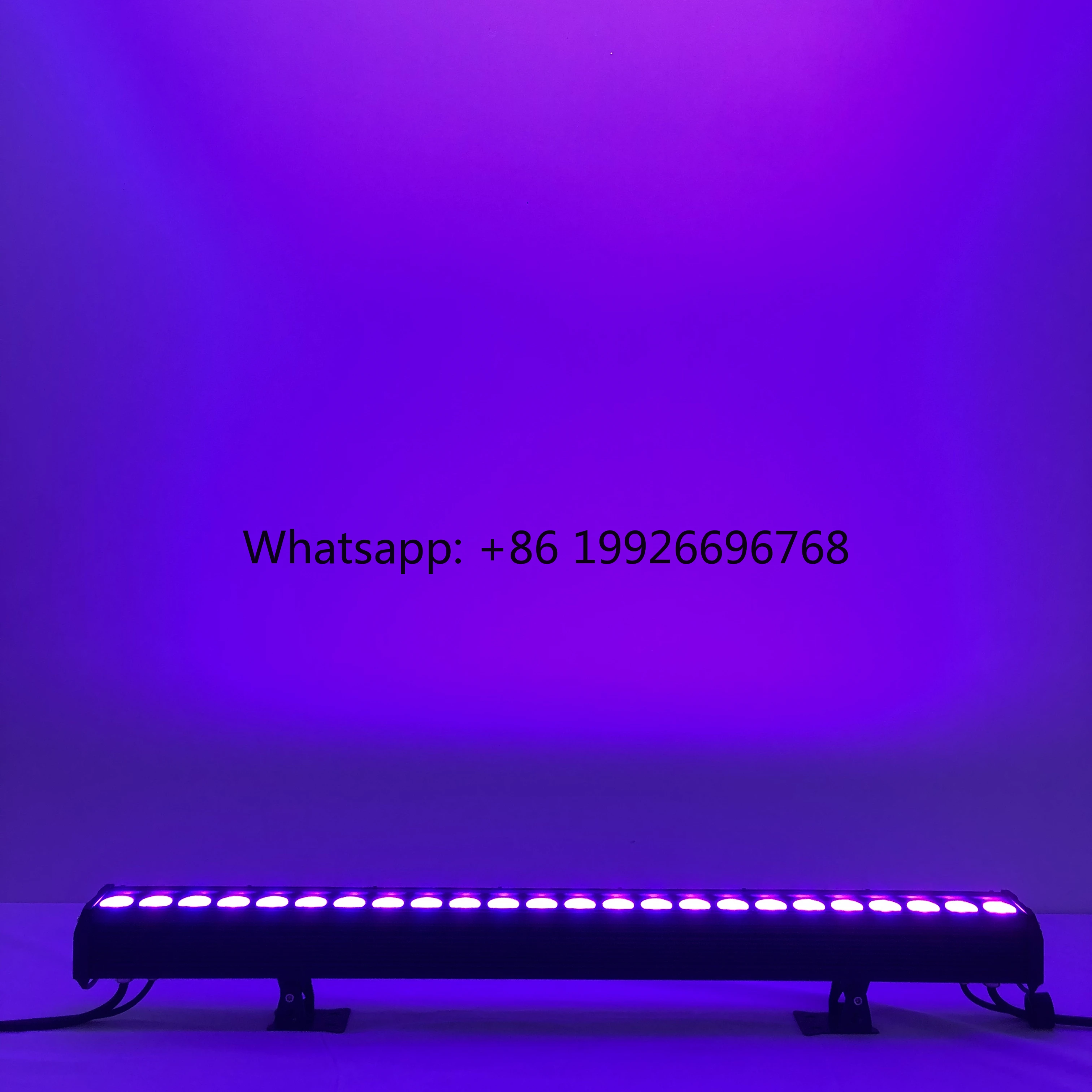 24pcs 3W RGB 3in1 LED Wall Wash Light LED Outdoor IP65 Waterproof Led Wall Washer Bar for Building