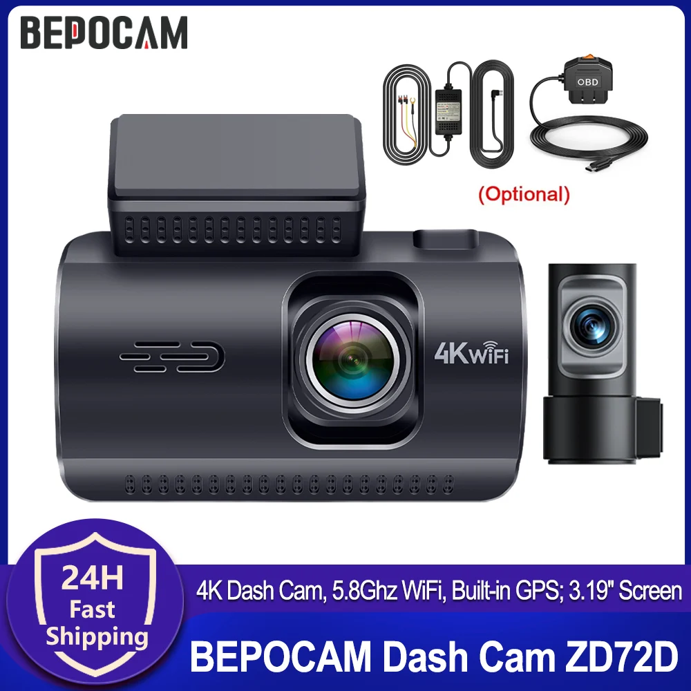 Bepocam Dash Cam 4K…