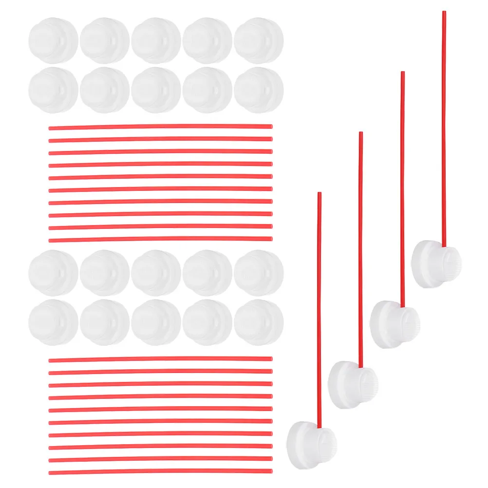 

24 комплекта насадок для распылителей, красные пластиковые трубки, сменные насадки для обслуживания автомобильного оборудования, устойчивые к высокому давлению