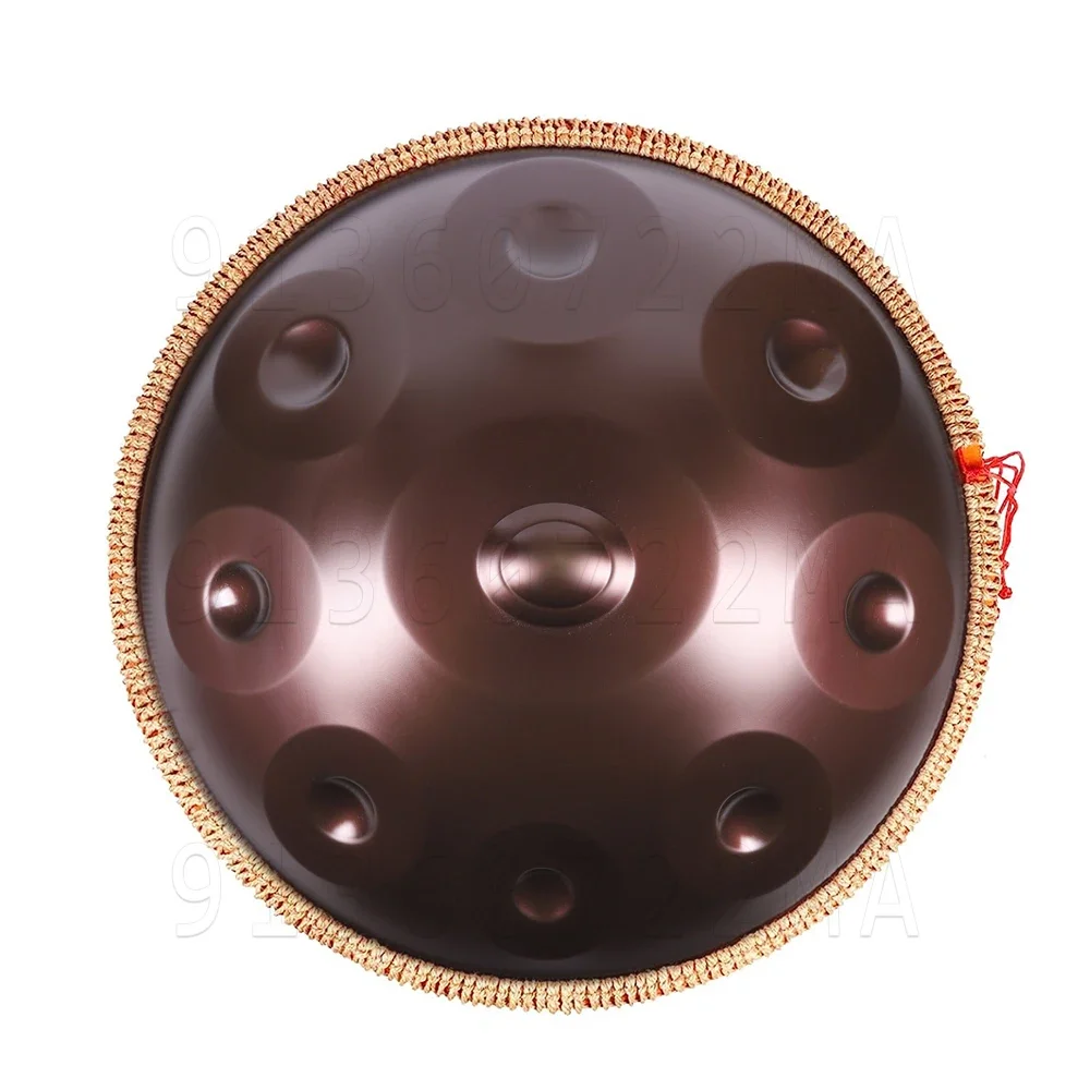 

High Quality Handpan Drum 9 Tone Steel 432Hz/440Hz Tongue Drum 22 Inch D Minor Yoga Meditation Instrument Hand Drum Drum Gift