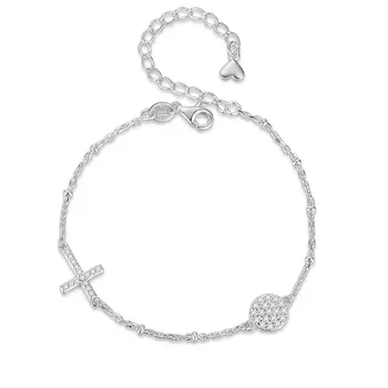 10 best sales Bracciale croce argento 925 - №5