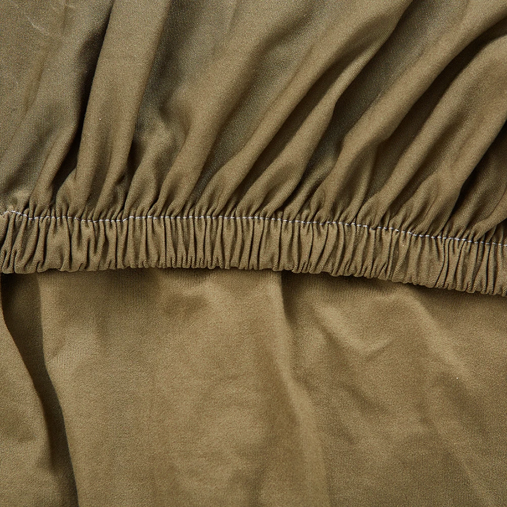 

Slipcover Set for 3 People High Elasticity Thick Fabric No Dropping Army Green