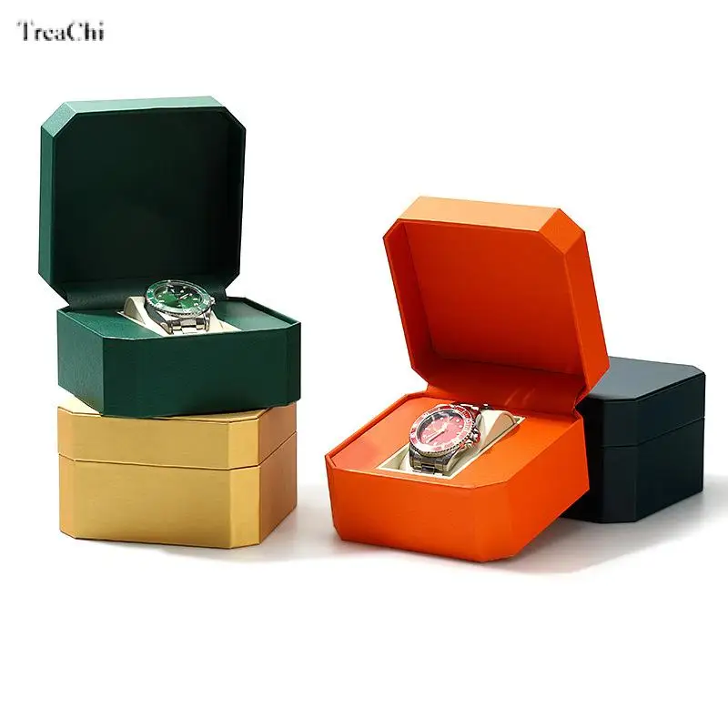

Luxury Watch Box PU Watch Storage case with Compartments High-End Flip-Top Watch Case Perfect for Gift-Giving