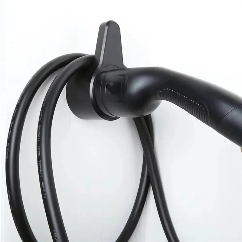3X Electric Vehicle Type 2 Charger Plug Holder EV IEC 62196-2 Charging Organizer Cable Plug Wall Mount Socket-M53K