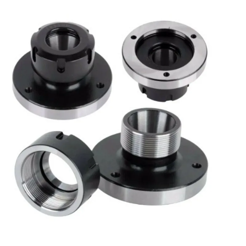 

Cartridge ER16 ER20 ER50 ER25 ER32 ER40 125mm 80mm 100mm Mini Flange Four Axis Collet Fixture Chuck For CNC Milling Lathe Tools