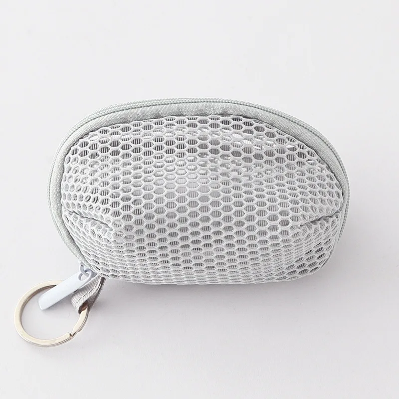 Portable Mini Cosmetic Bag Earphone Key Lipstick Storage Bag Data Cable Organizer Makeup Bag Clutch Coin Purse