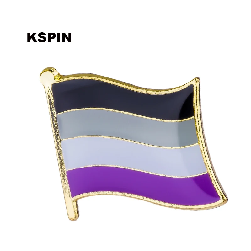 Demisexual  pride Flag Lapel Pin Badge Pin  Brooch Icons XY0584