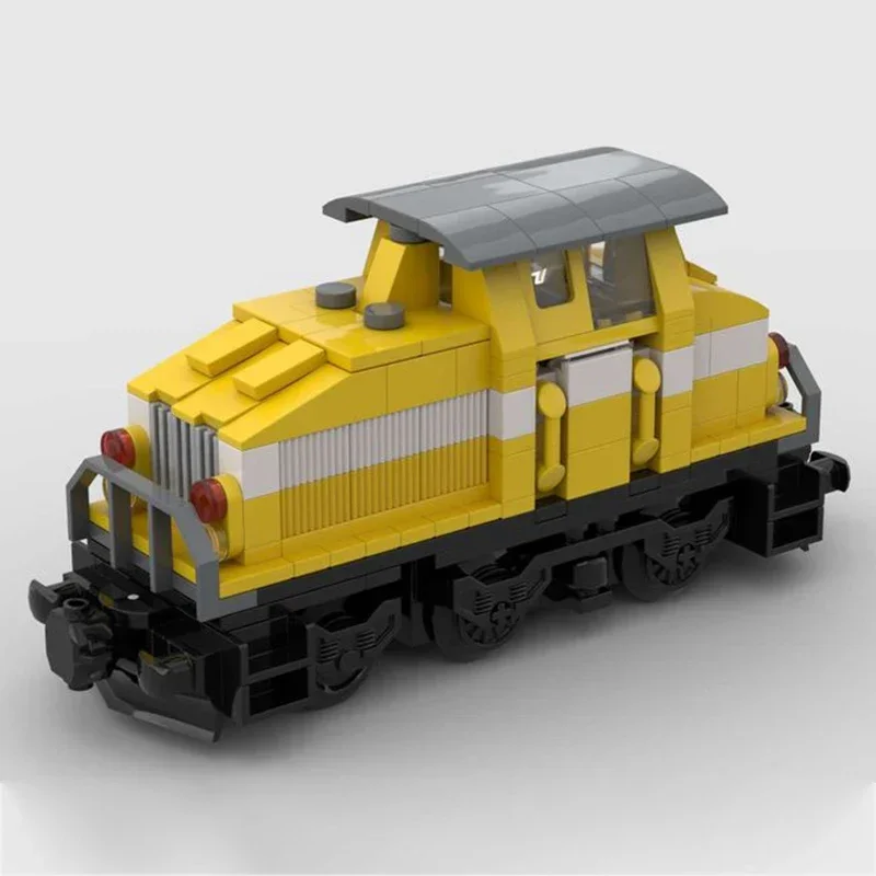 Bloques de construcción Moc para niños, juguete de ladrillos para armar tren de ciudad, serie Workslocomotive TECHNIC, ideal para regalo de Navidad, código DHG 500 C