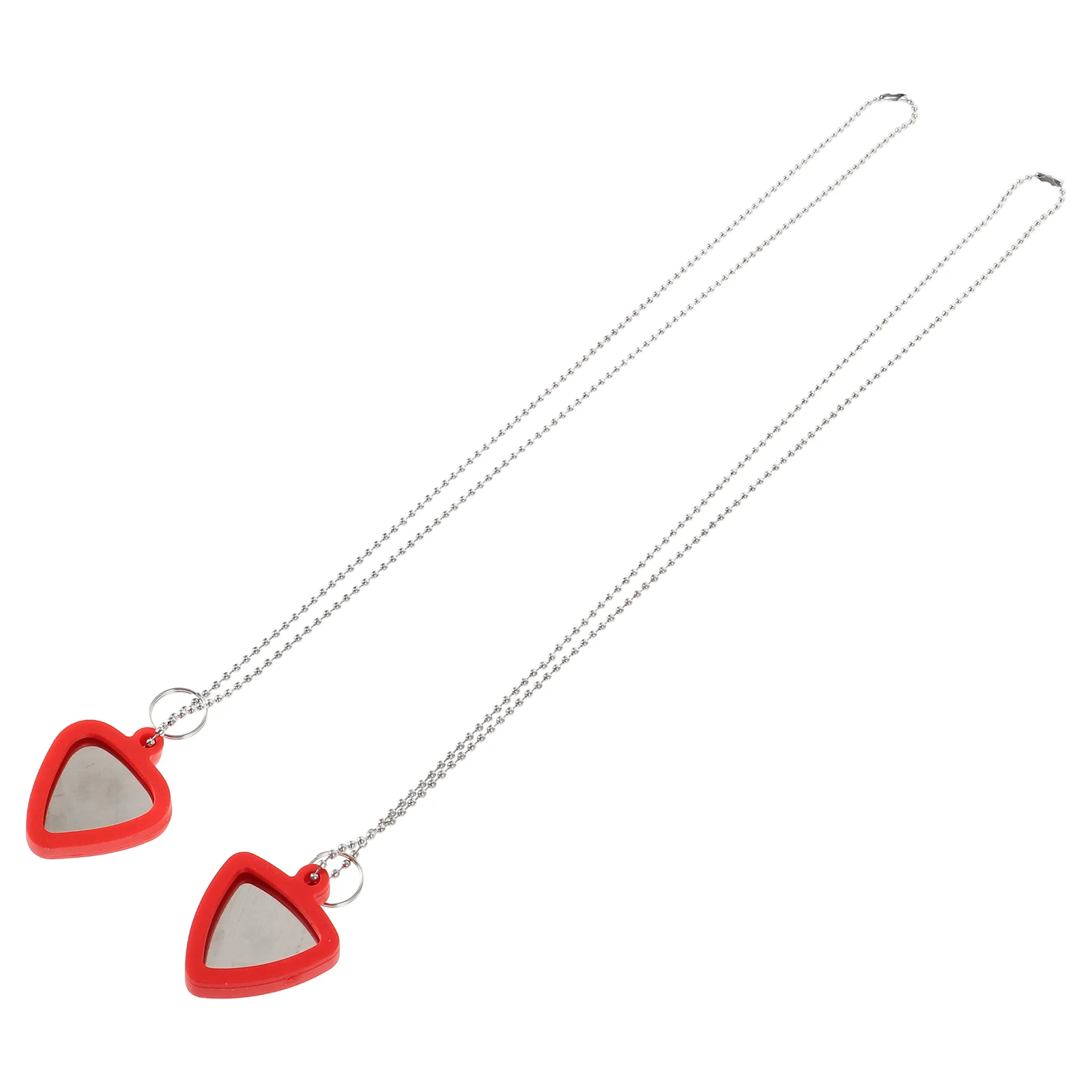 

Silicone Guitar Picks Holder Necklace 1 Set Metal Bass Picks Protective Sleeves Guitar Pick Replacement Storage Accessory Music