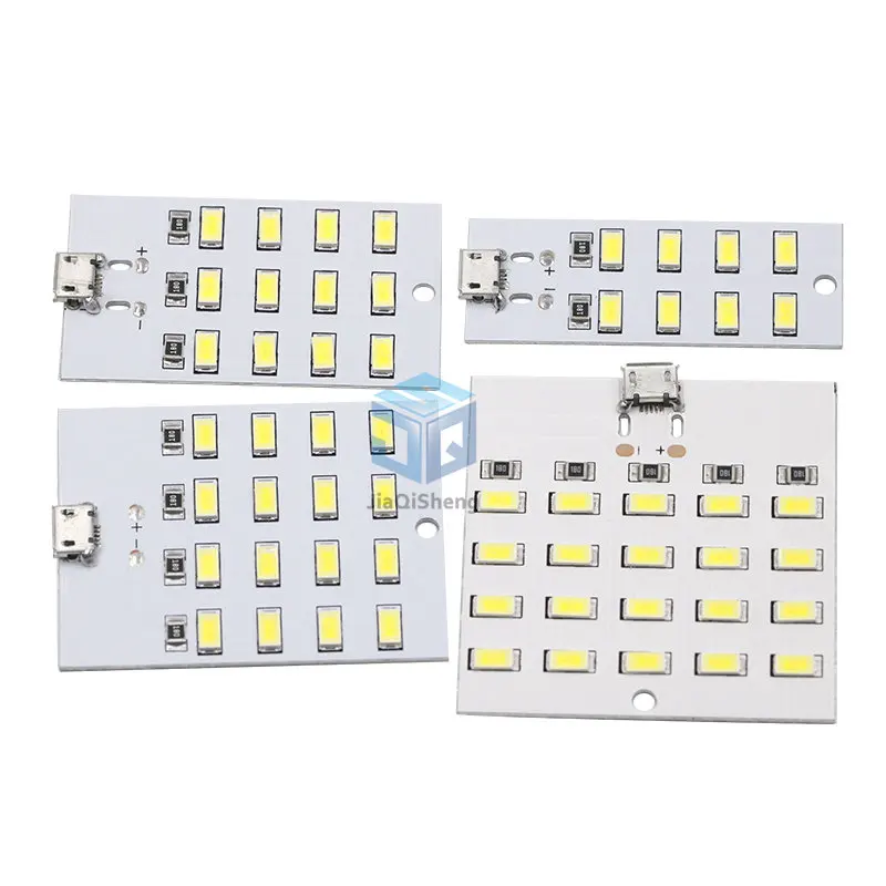 1 sztuk wysokiej jakości 5730 smd 5V 430mA ~ 470mA biały Mirco Usb 5730 LED panel świetlny USB przenośne oświetlenie awaryjne oświetlenie nocne