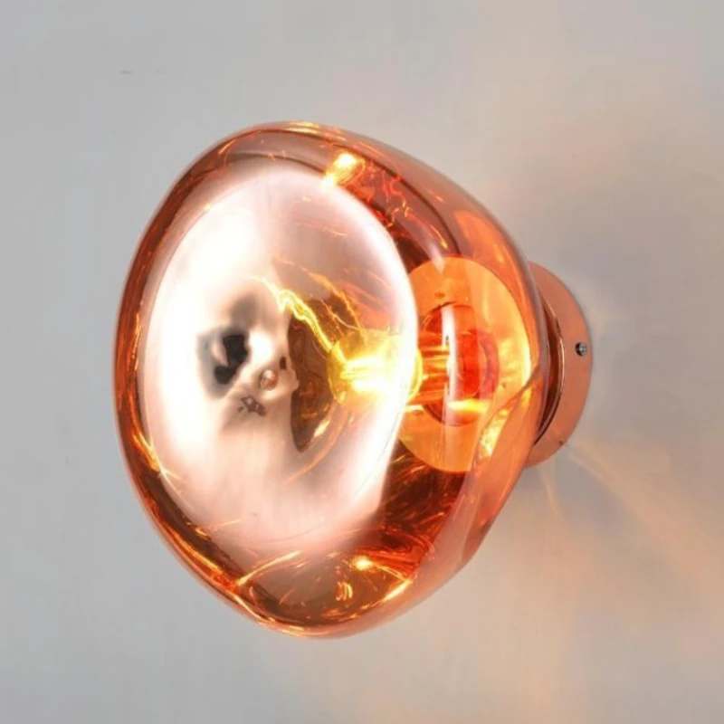 Scandinavian Lava Wall Light  Energy Saving LED Sconce for Small Bedroom Bedside Narrow Corridor Background Wall Decoration