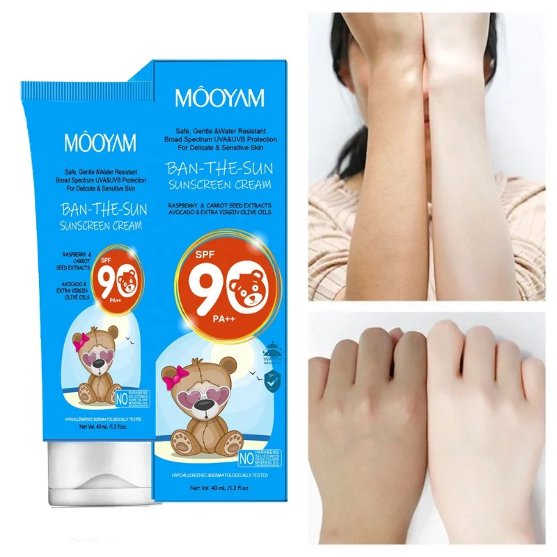 

SPF 90 Facial Body Sunscreen Whitening Sun Cream Sunblock Skin Protective Cream Anti-Aging Oil-control Moisturizing