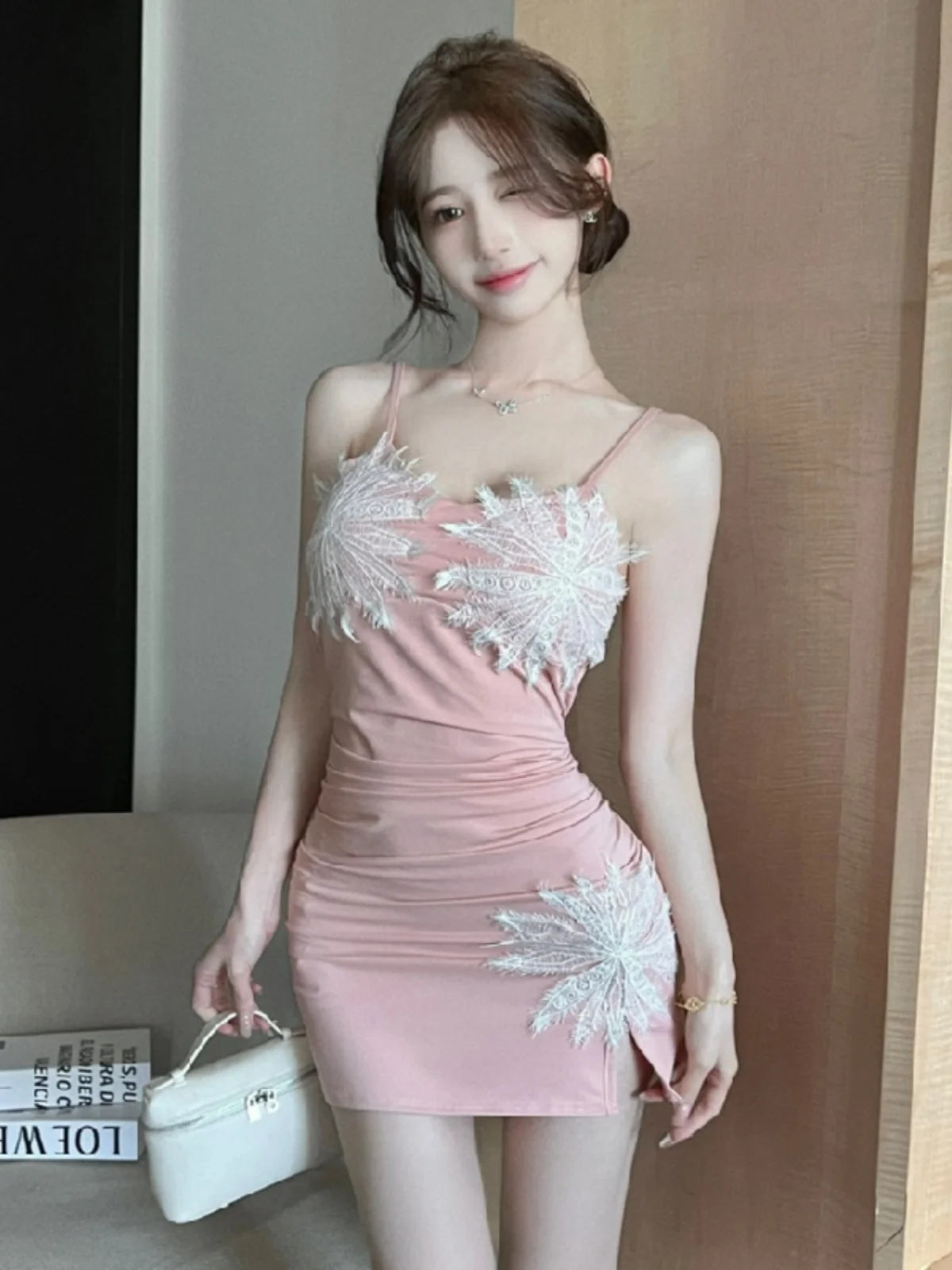 High Waist Lace Pat…