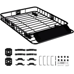 SucceBuy Roof Rack Cargo Basket 46