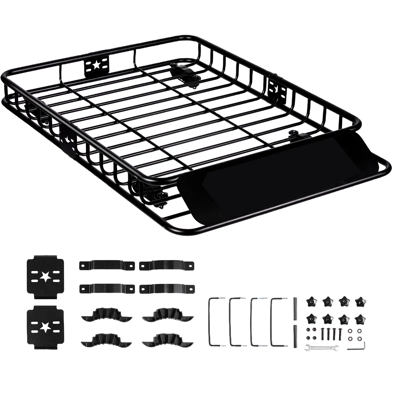 SucceBuy Roof Rack Cargo Basket 46