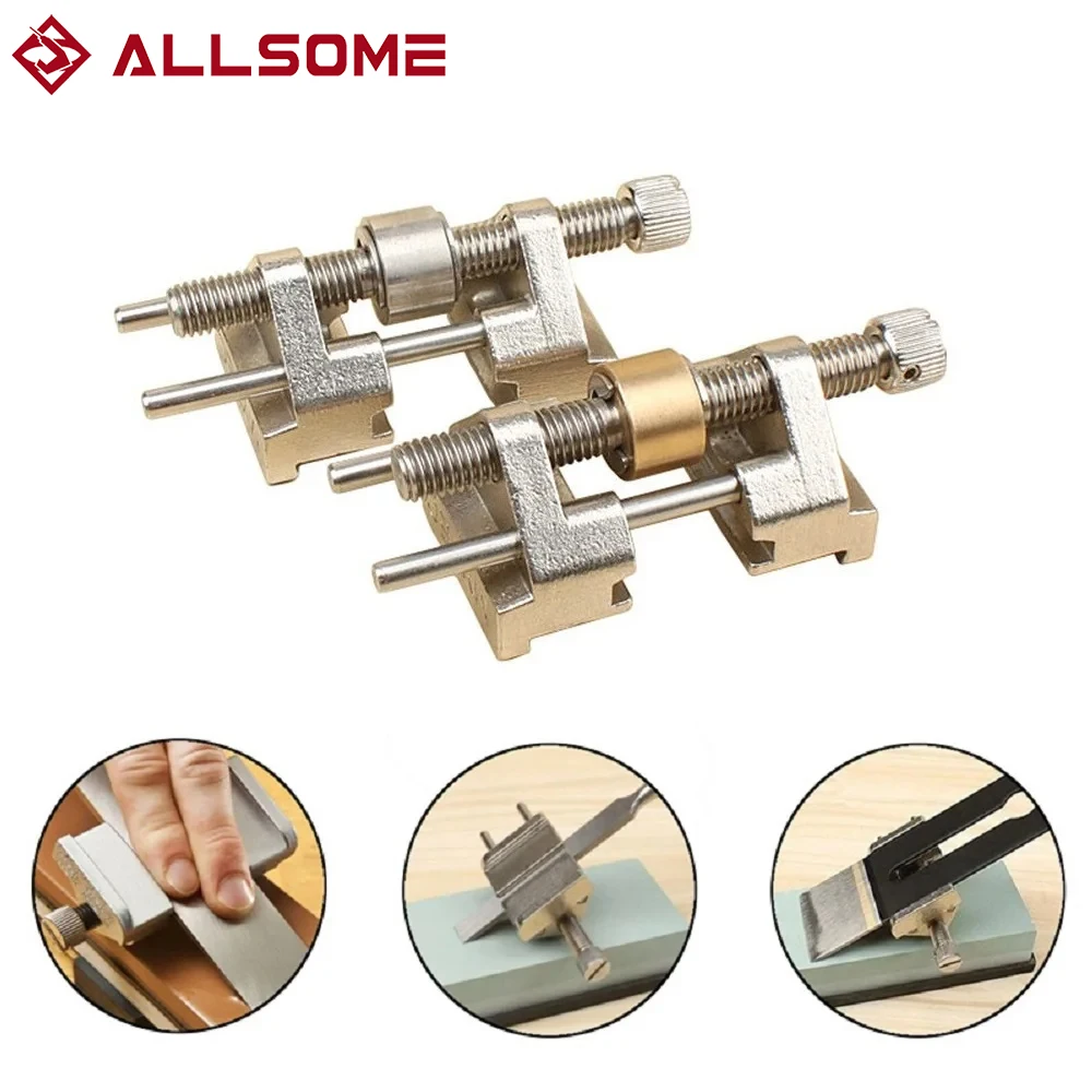 Precision Honing Guide Jig for Chisel Plane Blade Graver Iron Edge Sharpening Wood Work Bevel Angle Sharpener Abrasive Tools
