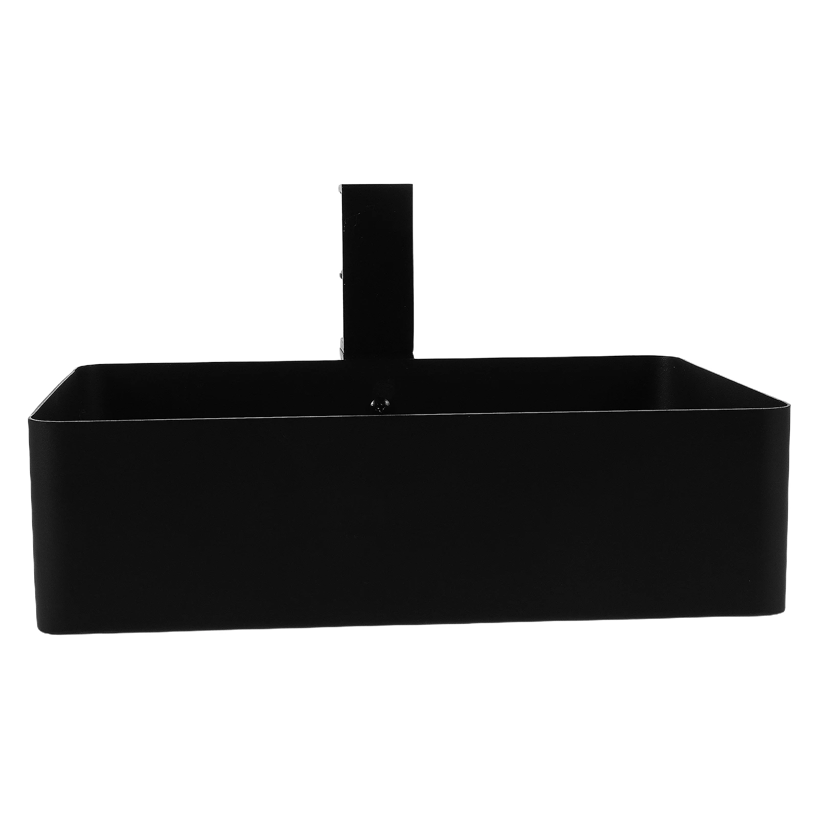 

Hidden Storage Basket Clamp Mount Desk Drawer Hanging on Organizer Office Iron and Aluminum Alloy Side