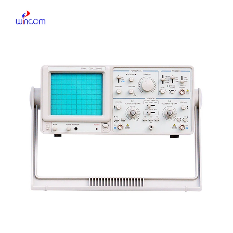 20MHZ Laboratory Dual Channel Analog Oscilloscope Portable Oscilloscope