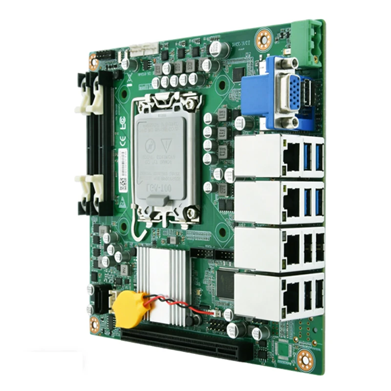 12/13/14 Gen Industrial Mainboard 4 Port Gigabit Ethernet Embedded Board 2 RS232 Watchdog for Self-service Terminal Automation