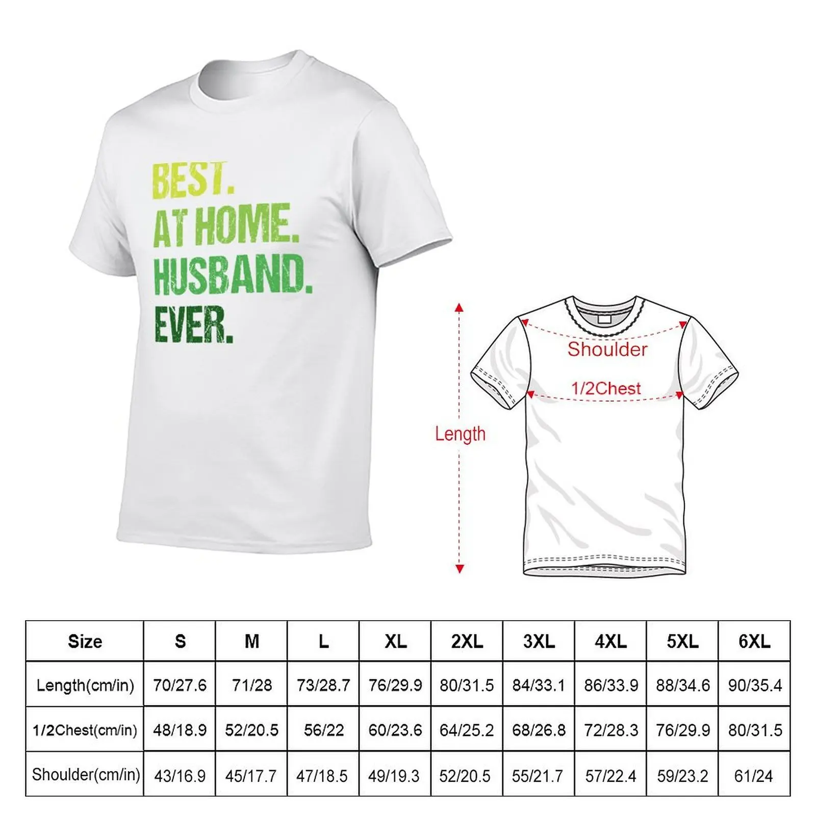 Best At Home Husband Ever Distressed T-Shirt t shirt men 100% cotton luxury brand man t shirts for men T-Shirt