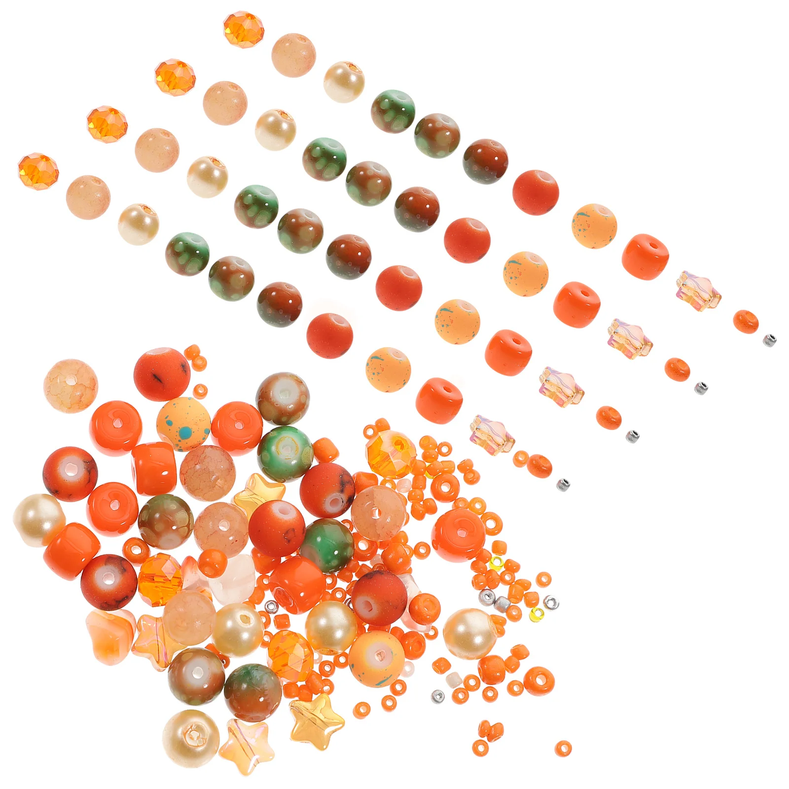 

2 Packs Loose For Jewelry Making Diy Crafts Spacer Beads Bracelet Necklace Beading Supplies Craft Beads Charms Decor