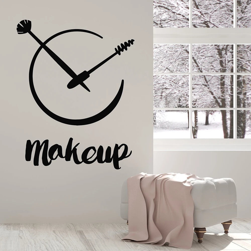 1PC Creative Makeup Decal Removable Vinyl Mural Poster For Bedroom Decor Decoration Accessories