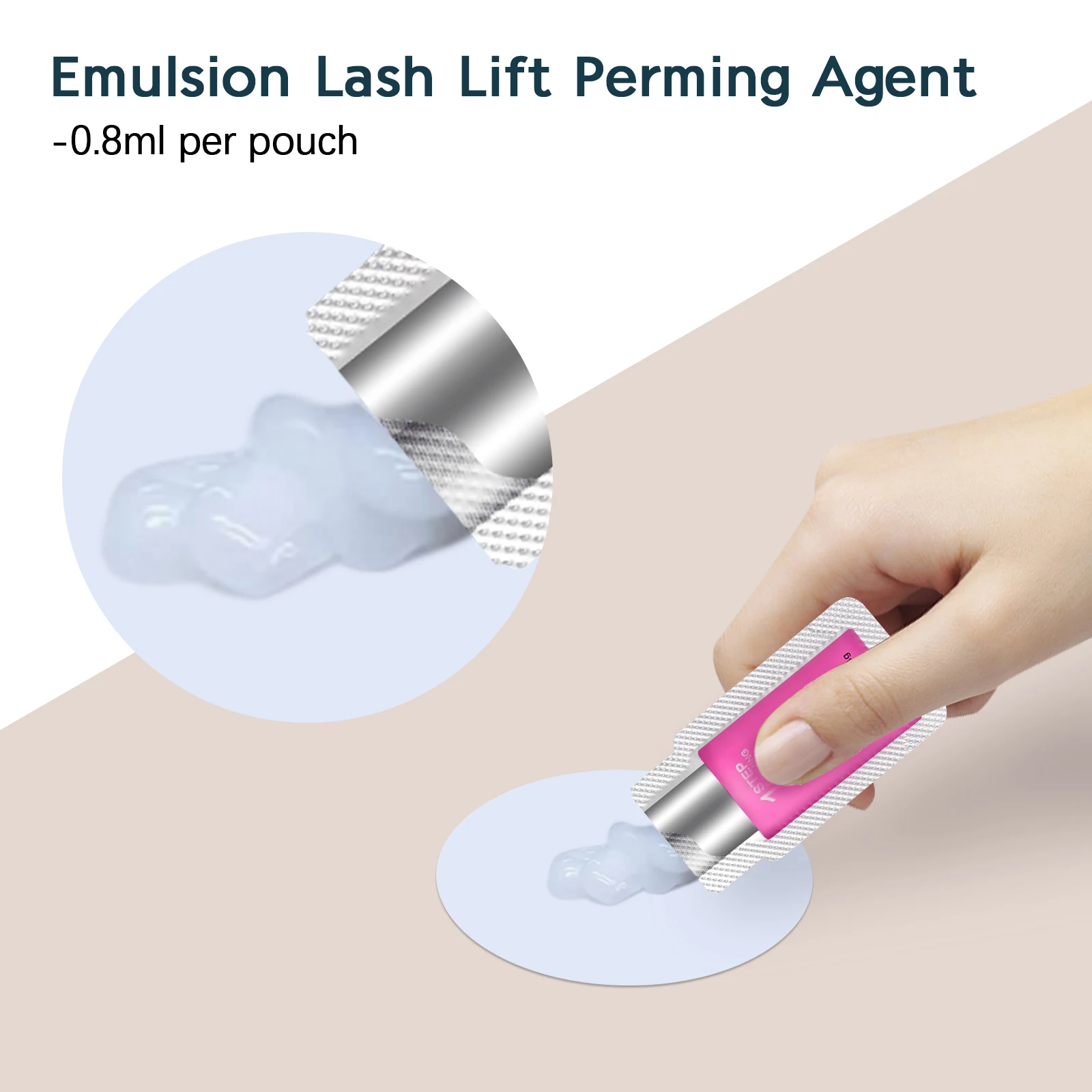Libeauty 10 paia/lotto Bustina Lash Lifting Lozione Ciglia Lift 5-8 Minuti Calia Permanente E Fissaggio Pacchetto Individuale Make Up Tool