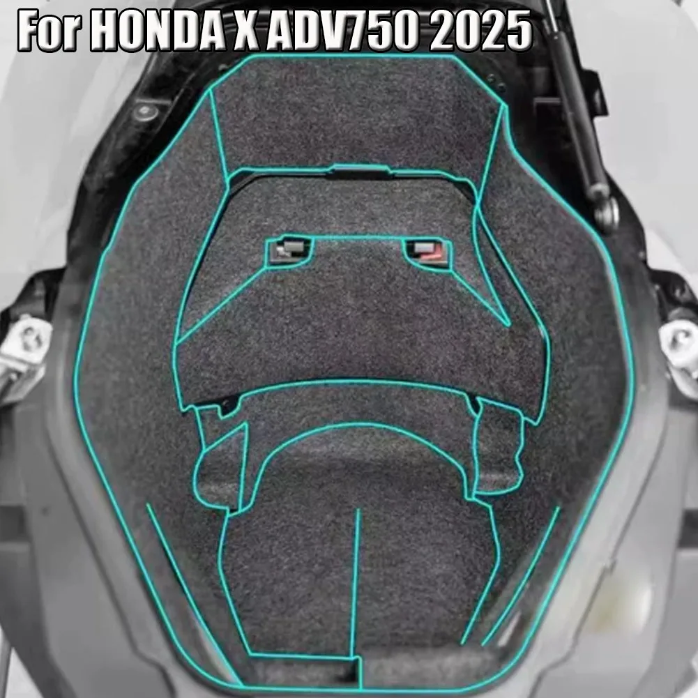 For HONDA X ADV750 2025 Seat Storage Trunk Case Liner Luggage Box Inner Container Tail Case Seat Bucket Pad