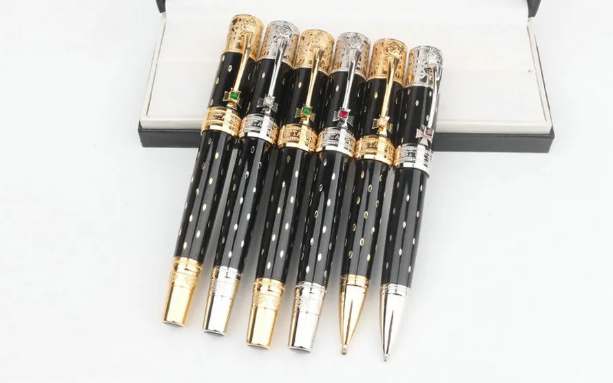 

Latest Edition Queen Eli Rollerball Fountain Pen Large Size Metal Writing Gift Pen Office Supplies