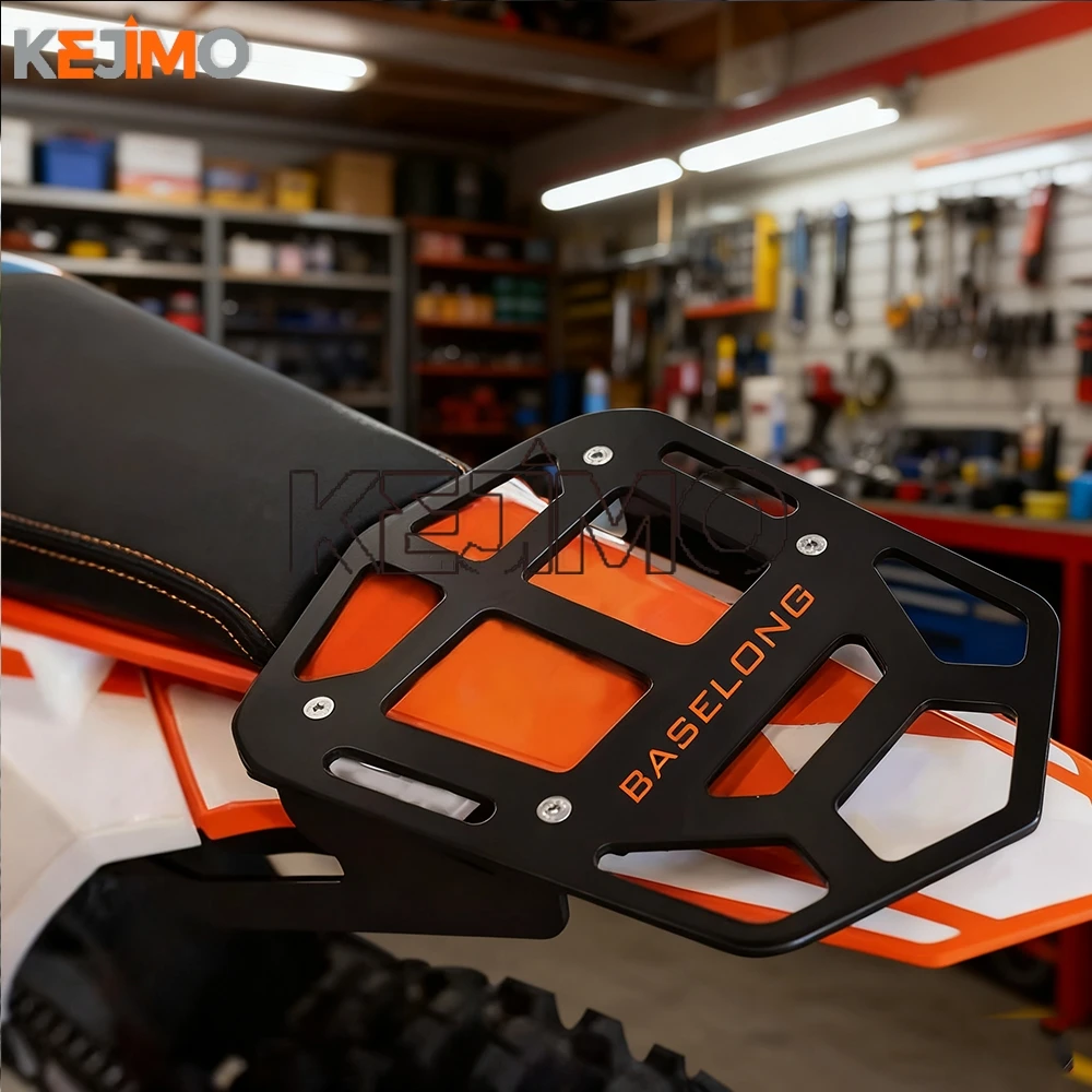 

Motorcycle Parts FOR KTM 350 500 EXC-F 350/500 2018 Rear Luggage Rack Holder Bracket Top Case Mount Plate EXCF EXC F 2017-2019