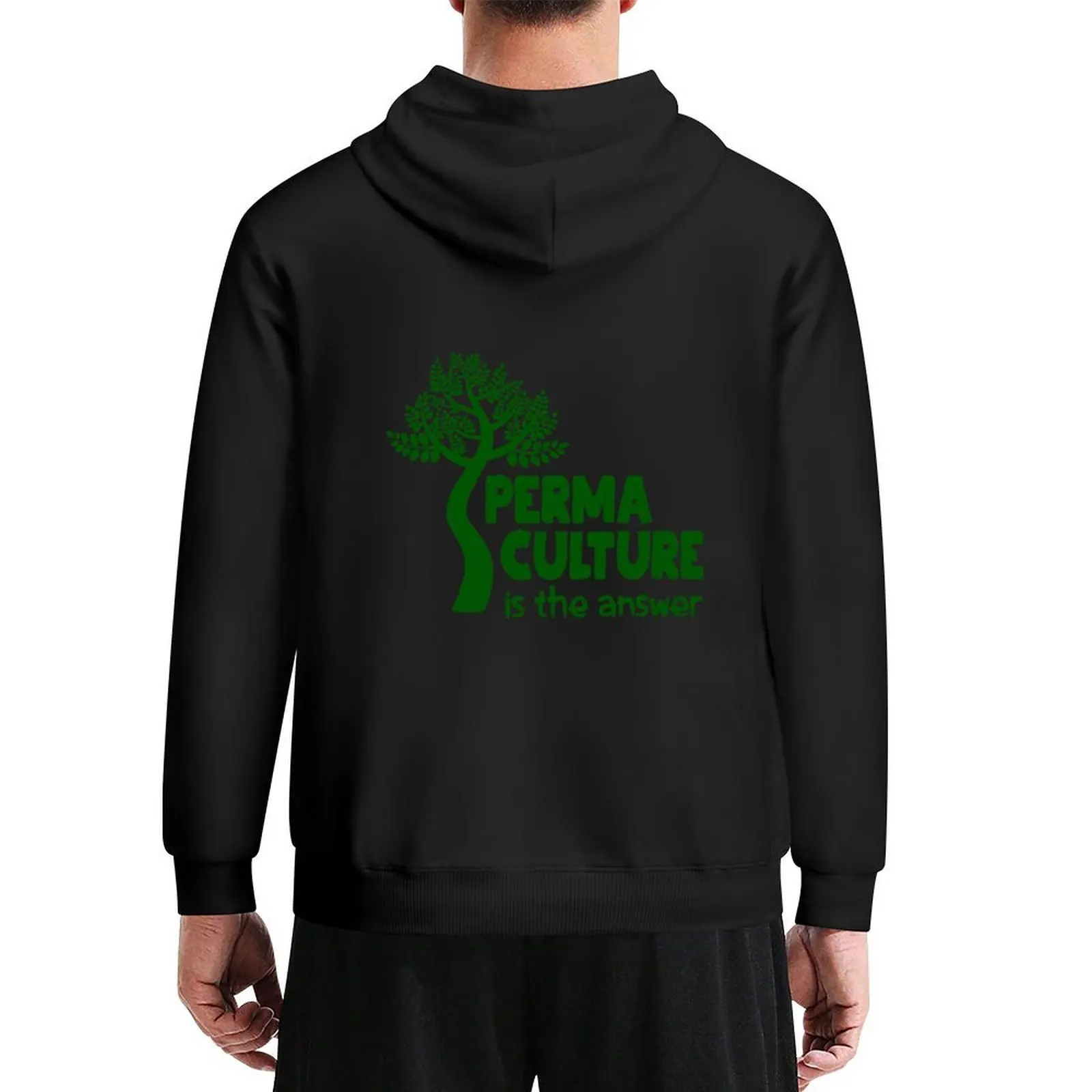 

Permaculture is the answer Hoodie clothes for men winter clothes korean clothes men japanese hoodie