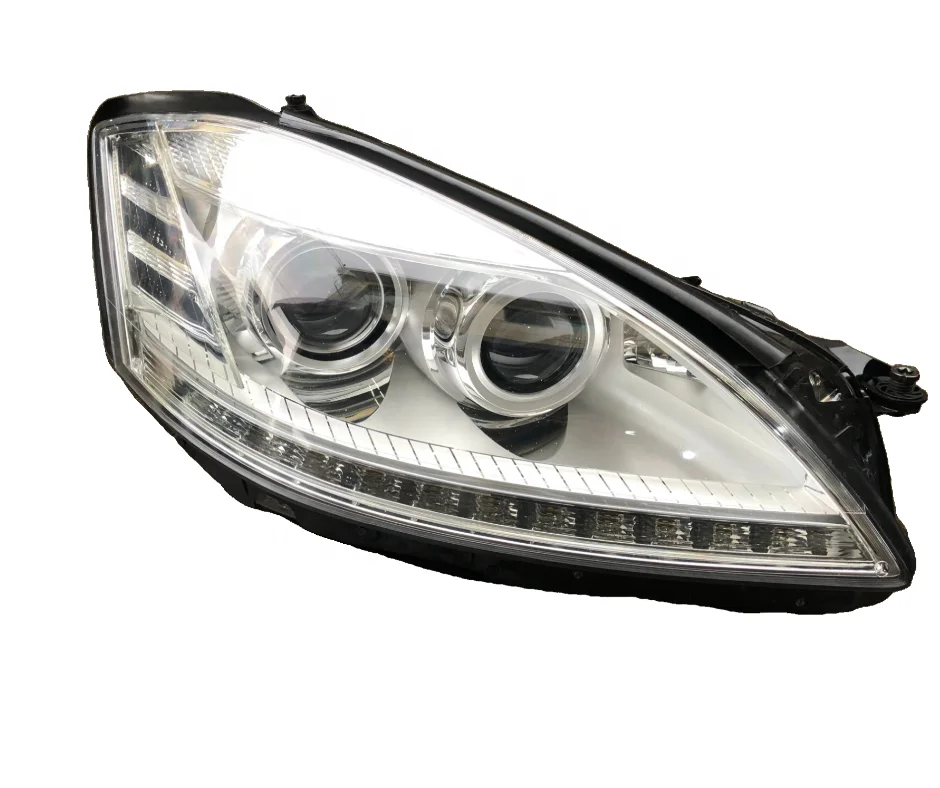 Classic Style S Series W221 New HID Front Headlights LED Steering Light Night Vision Function