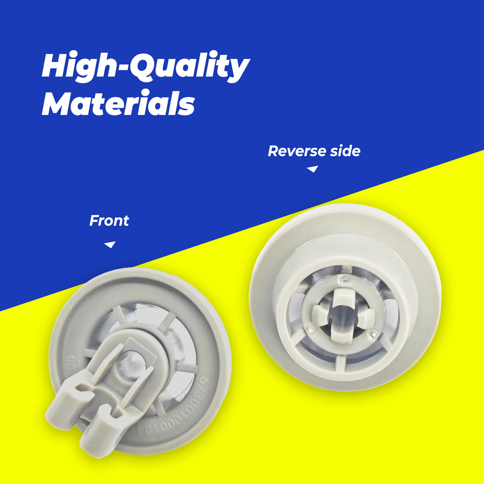 4pcs Dishwasher Rack Wheel for Bosch, Siemens, and Neff Dishwashers - Compatible Dishwasher Rack Tires and Spare Parts
