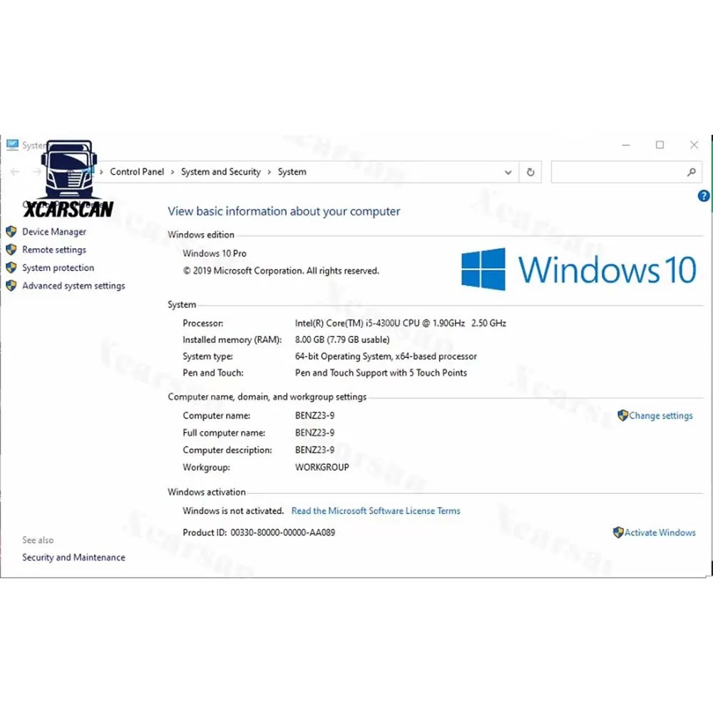 تابلت Getac F110 مستعمل متين 11.6 بوصة I5-4300U CPU 4 Generation Memory 8G RAM Win10 شاشة لمس عريضة لأداة التشخيص