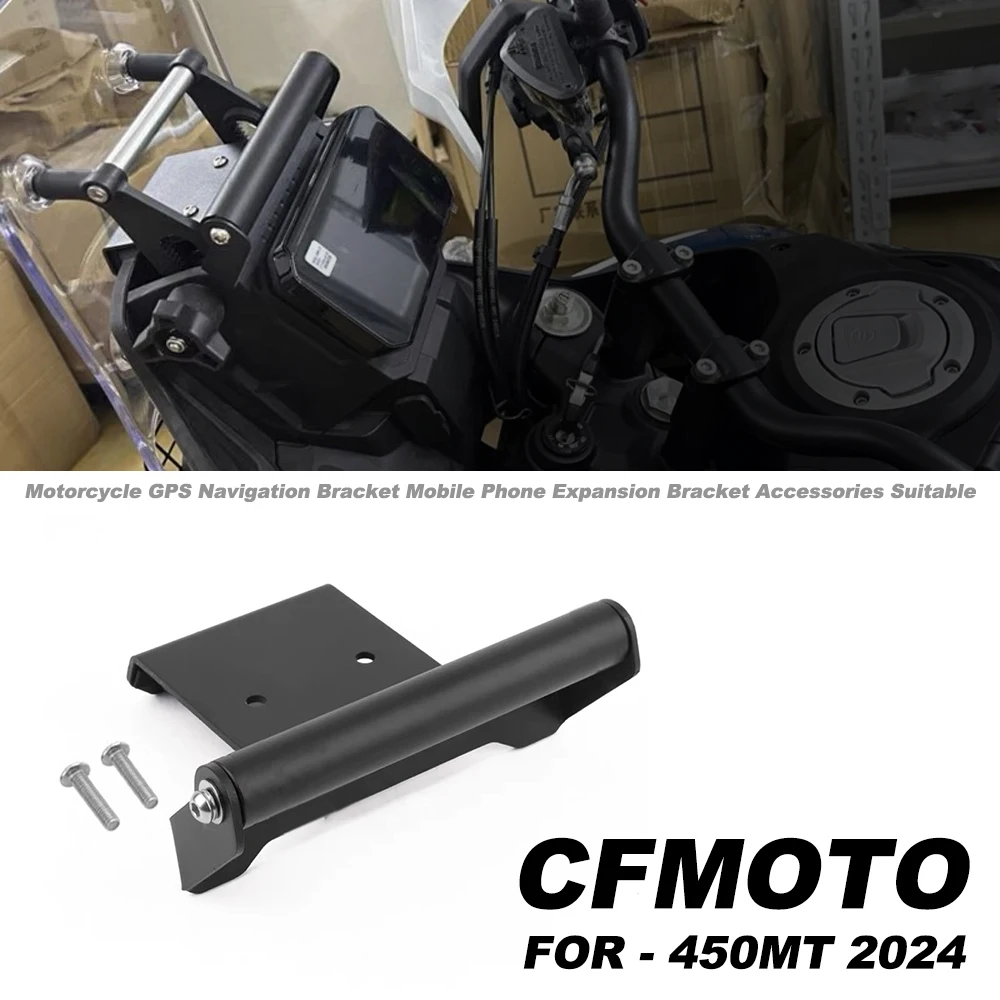 

FOR CFMOTO 450MT 450 MT MT450 2024 Motorcycle GPS Navigation Bracket Extension Installation Mobile Phone Bracket Accessories