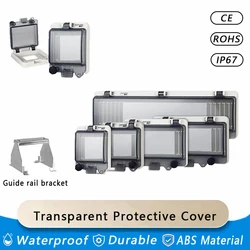 IP67 Circuit Breaker Transparent Waterproof Box Window Distribution Box Protect Window Cover Monitor Observation Window Switch