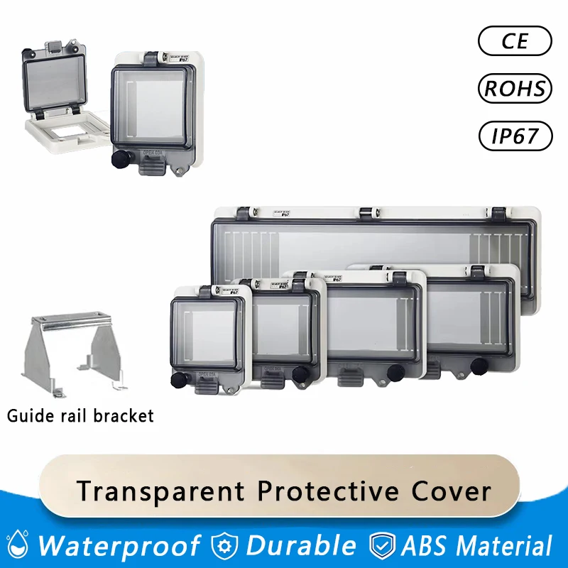 IP67 Circuit Breaker Transparent Waterproof Box Window Distribution Box Protect Window Cover Monitor Observation Window Switch