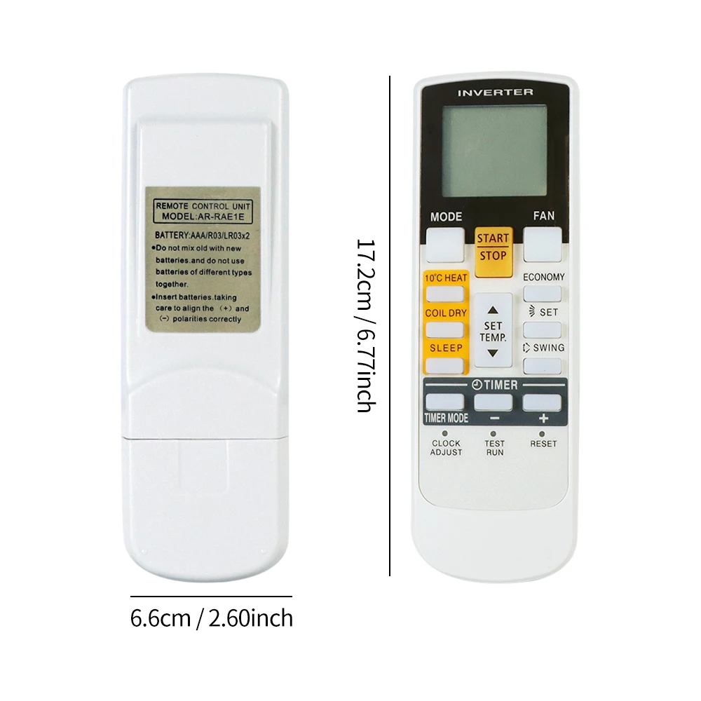 New Air Conditioning Remote Control AR-RAE1E Controller for Fujitsu AR-RAE1E RAE3E RAE4E RAE2E Air Conditioning Remote Control