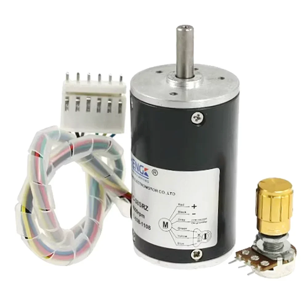 BLDC-38SRZ-S Brushless DC Motor 12V 24V Speed Regulation/Constant Speed 38MM Diameter With Built-in Drive 3/6 Wire