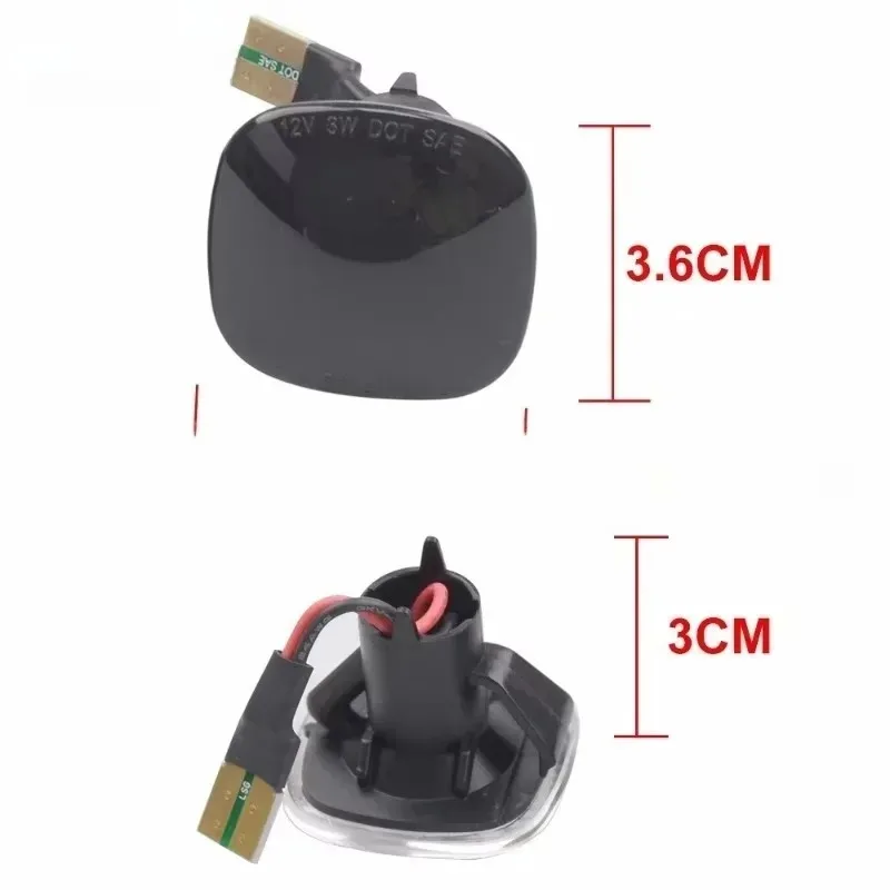 

For 2PCS LED Turn Sequential Lamp Rapid NH3 Signal Side Marker Light Dynamic