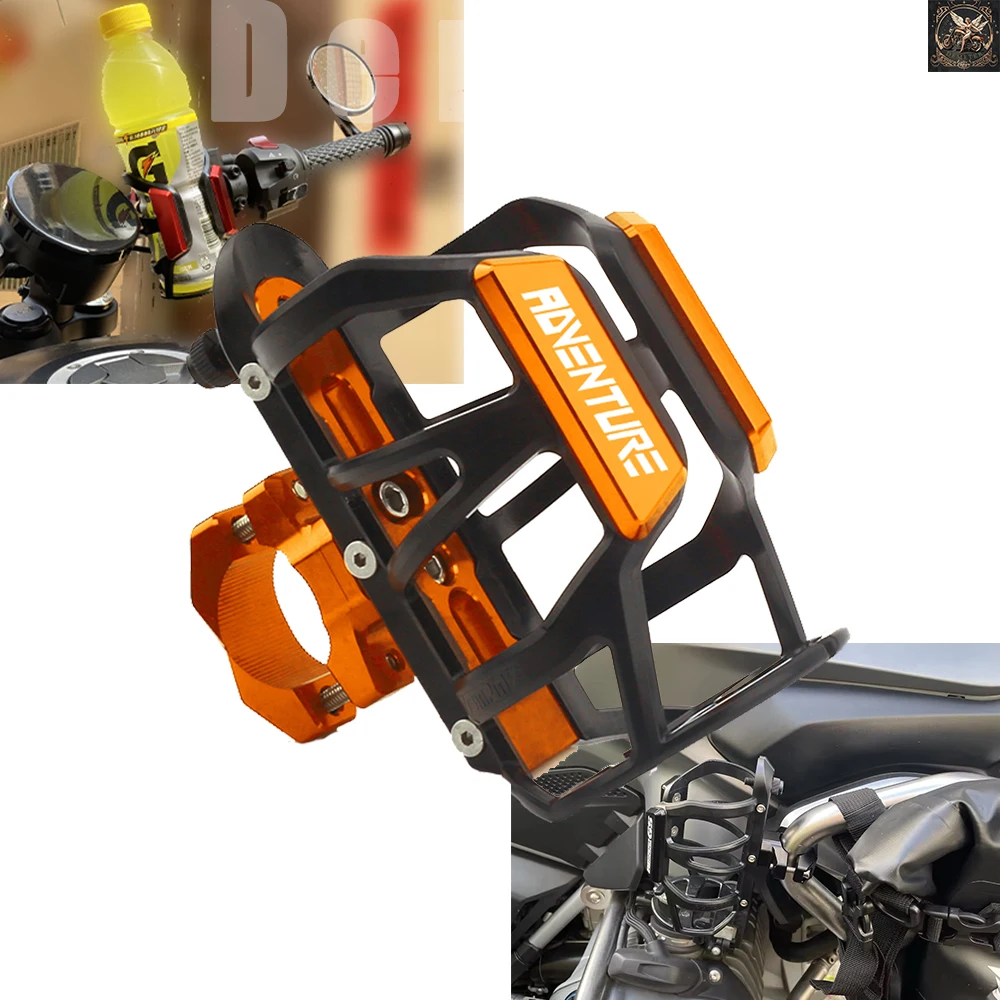 

Kettle Holder For KTM Adventure ADV CNC Accessories Beverage Water Bottle Drink Cup Holder Bracket Mount Motorcycle