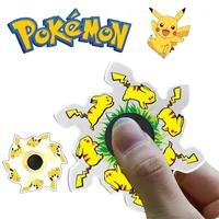 Pikachu Fidget Spinning Spinn Cartoon Animation Running Dynamic Mute Spinning Spinning Top Toys for Children Adults Relaxed Gift